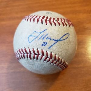 Jose Altuve signed baseball